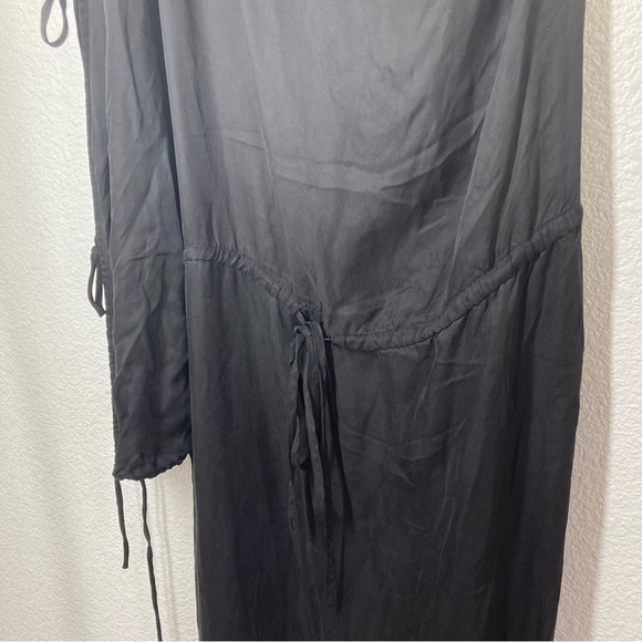 YFB YOUNG FABULOUS & BROKE Elodie Black One Shoulder Maxi Cupro Dress XS - Picture 10 of 16